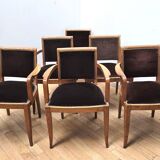 Suite de 6 chaises vintage