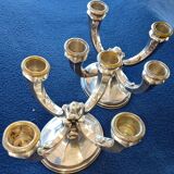 Pair of 4-flame candelabras