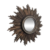 Mid-century convex sunburst mirror