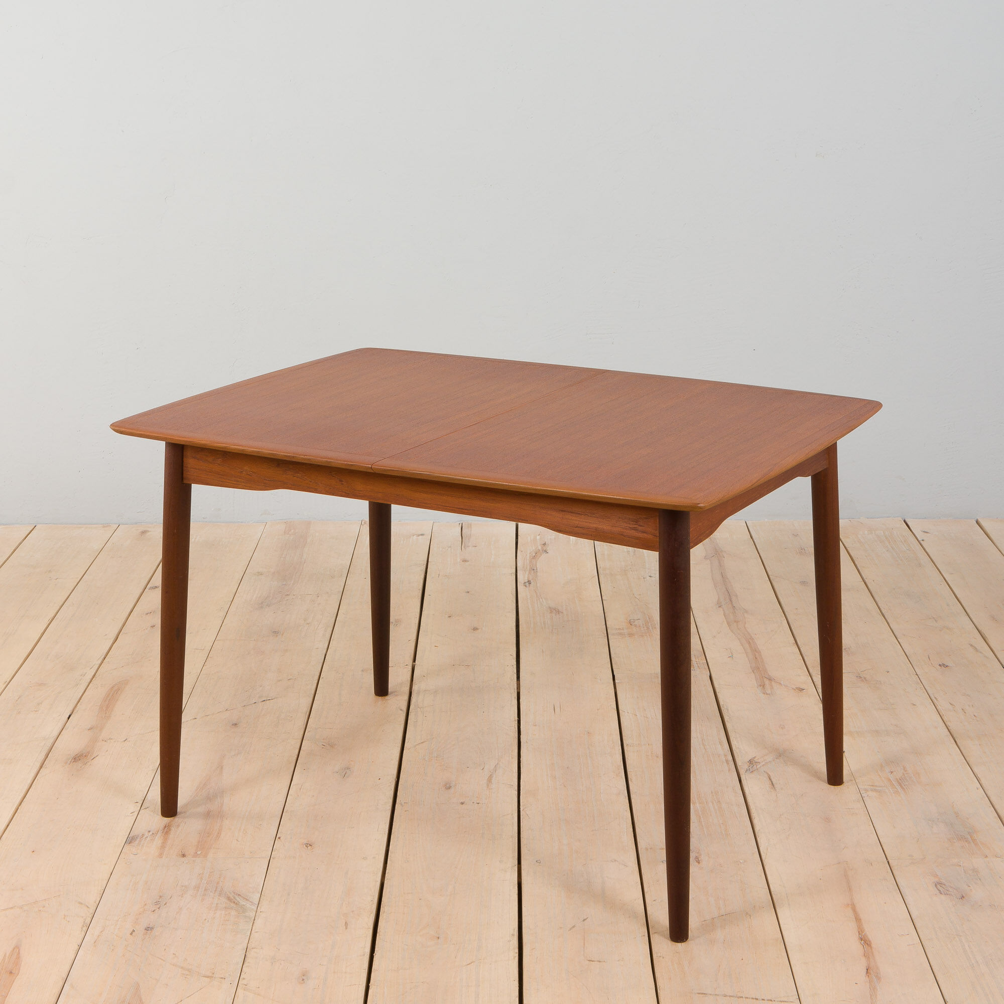 Danish rectangular teak extension table, 1970s