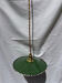 Vintage industrial suspension green and white enamelled metal mini