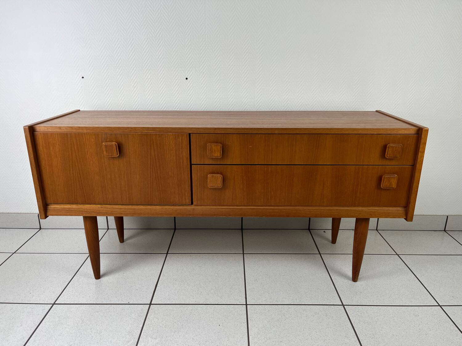 Scandinavian sideboard, teak TV unit.