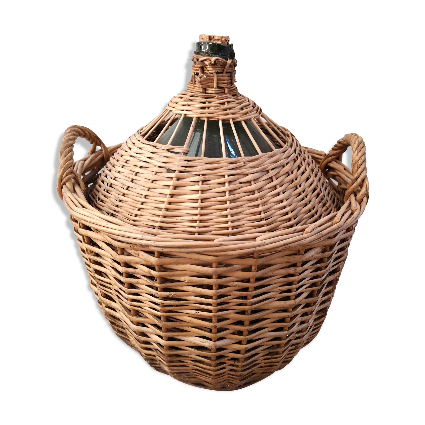 Mulched demijohn