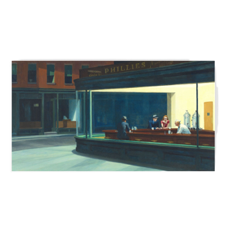 Edward Hopper reproduction poster