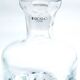 Heavy crystal carafe from Krosno, Poland.
