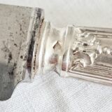 Set of 11 vintage knives, steel blades and silver handles