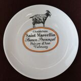Cheese plates bistro porcelain chauvigny