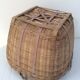 Old basket woven bamboo
