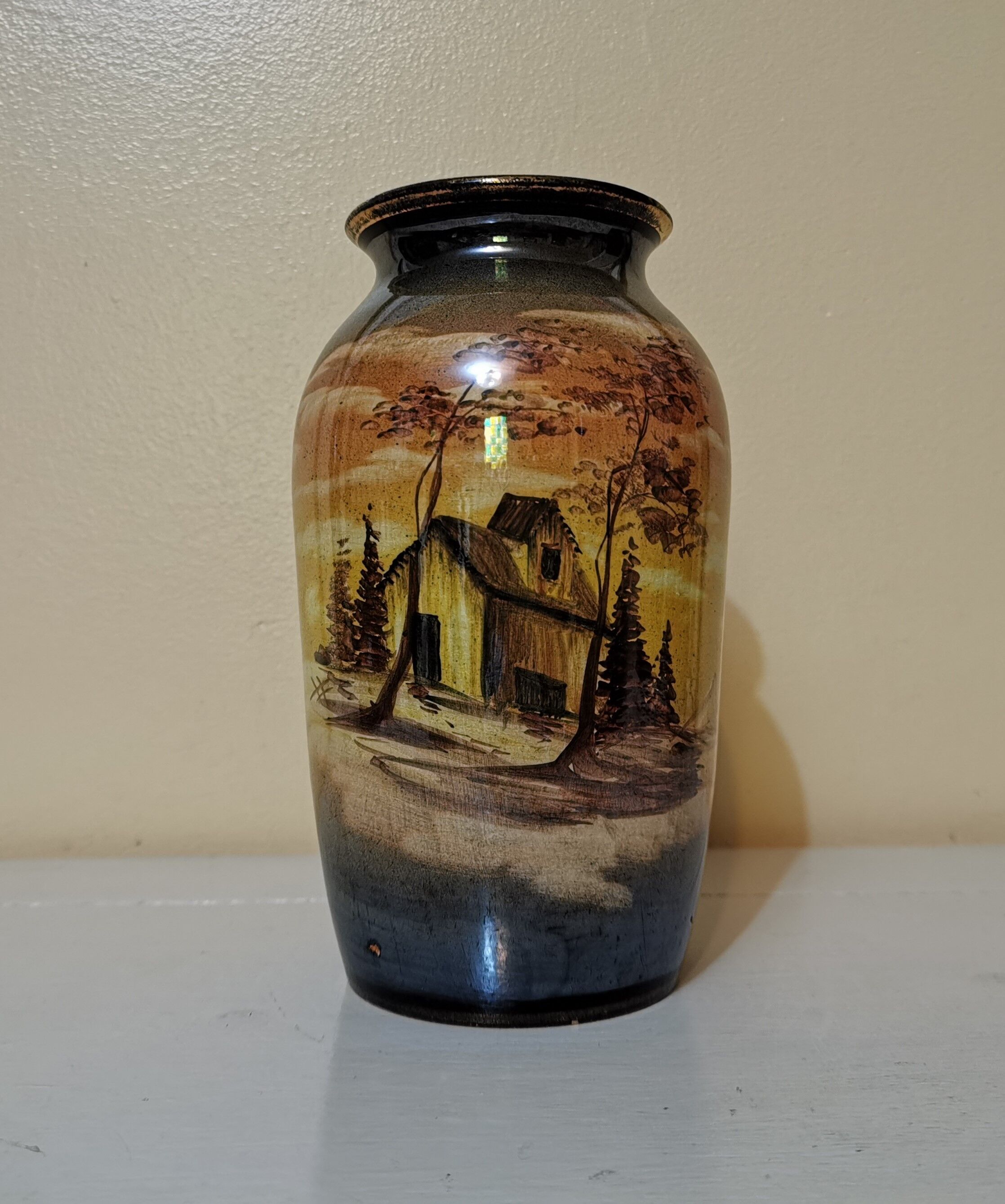 Porcelain vase by Capoa