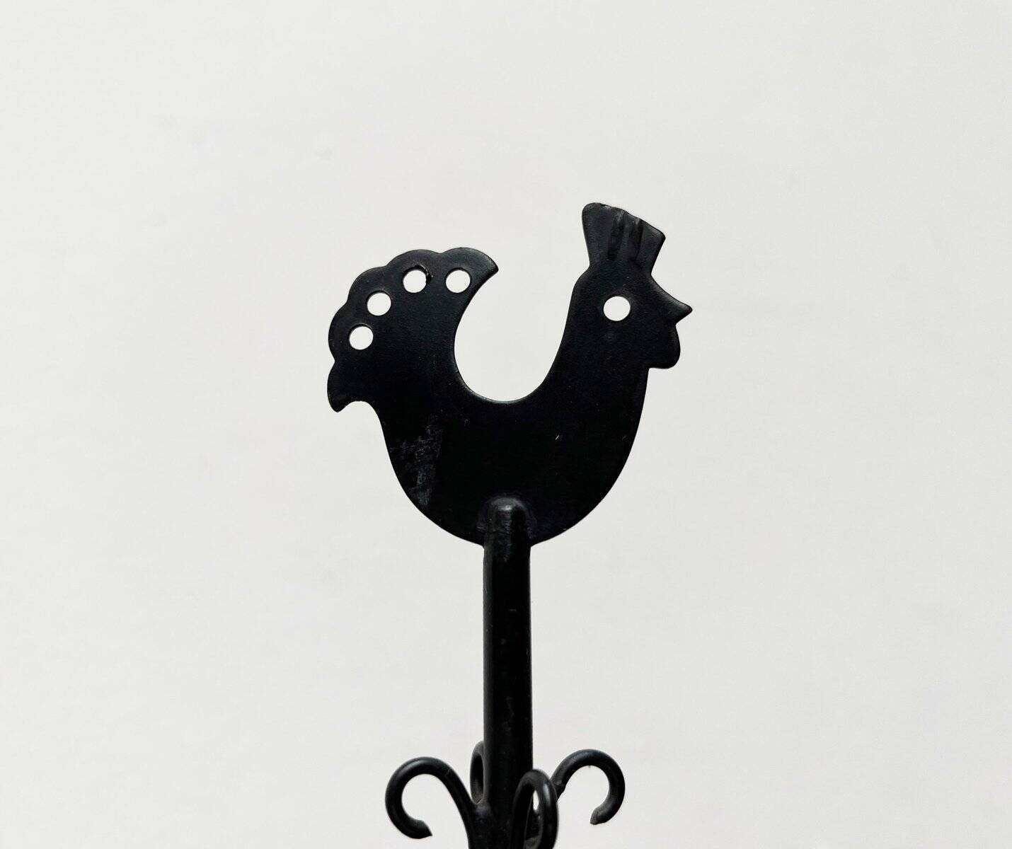 Mid-century Scandinavian metal candle holder by Gunnar Ander, 1960s.