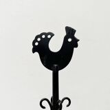 Mid-century Scandinavian metal candle holder by Gunnar Ander, 1960s.