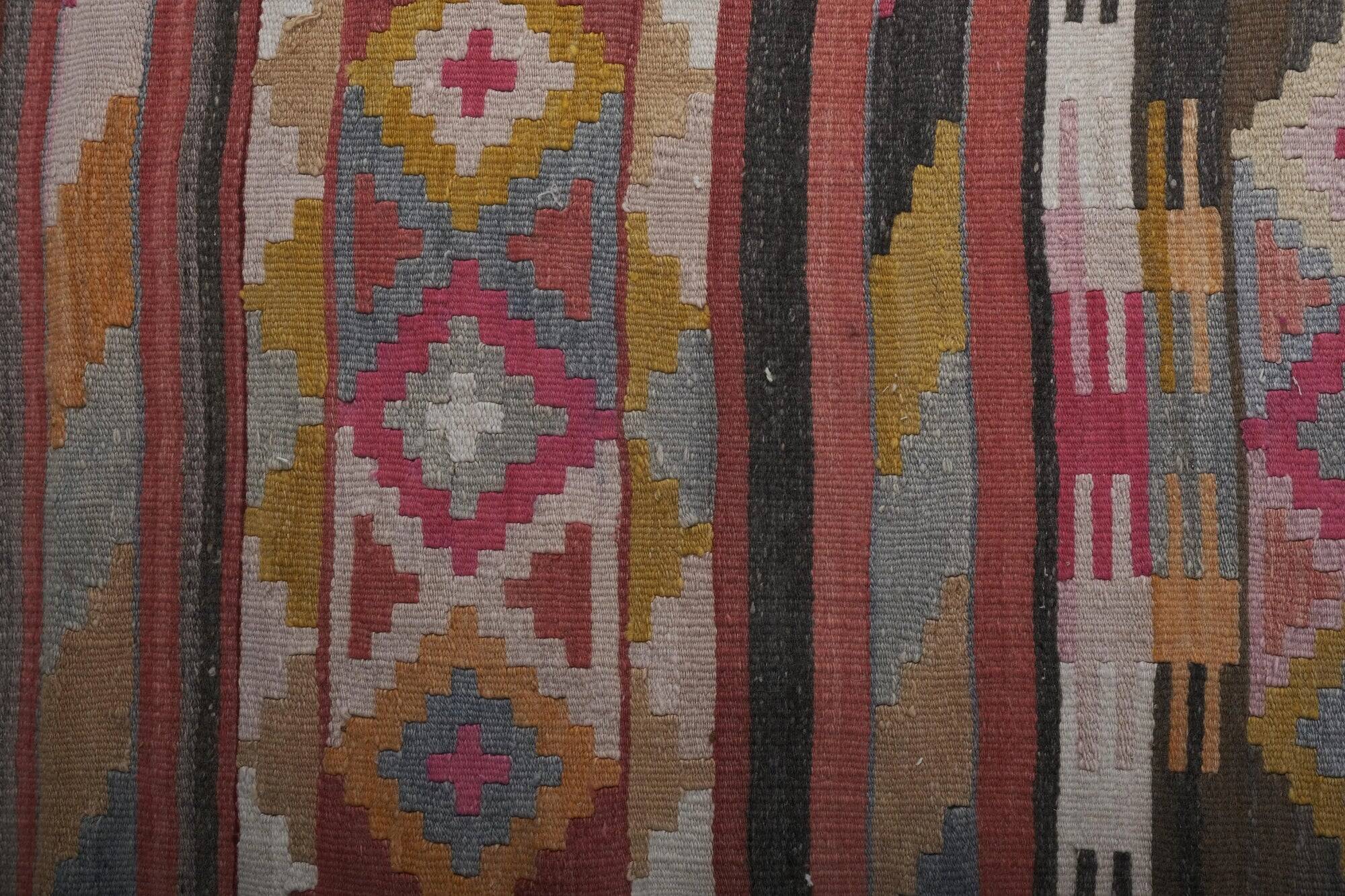 Vintage Turkish hallway rug 67x723 cm