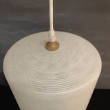 Lustre vintage verre texturé