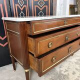 Louis XVI style mahogany chest of drawers