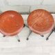 Set of 4 vintage Eromes stools