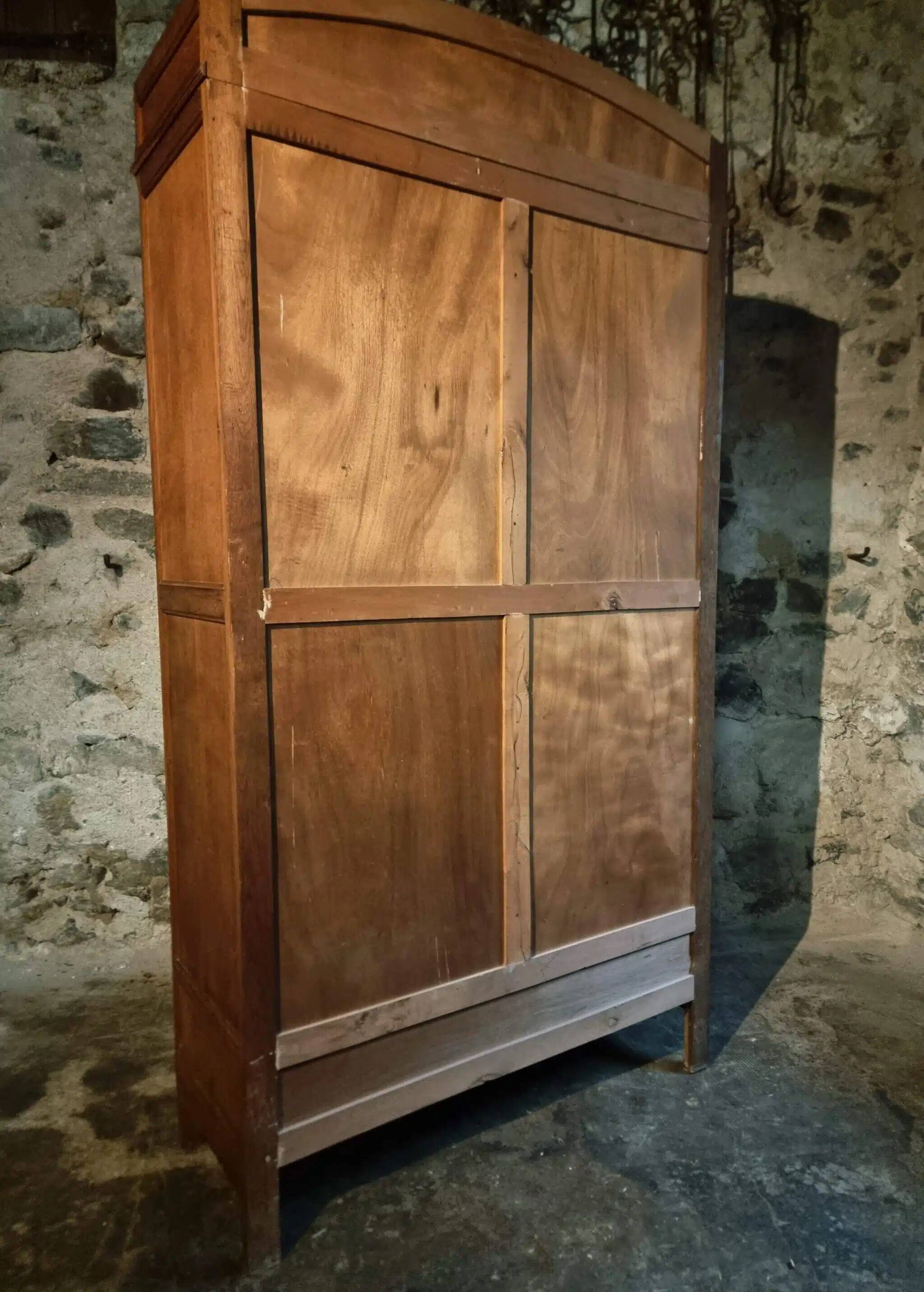 Vintage French oak wardrobe – circa 1920, with subtle Art Deco influences
