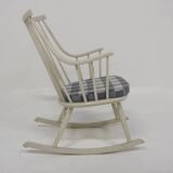 Scandinavian rocking chair "Bohem", Lena Larsson, Sweden, 1960