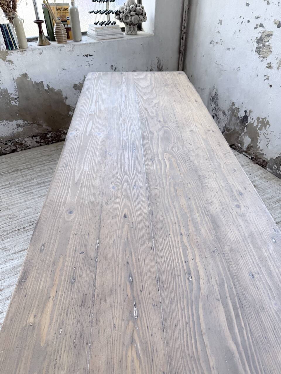 Farm table in pine 1950 250cm