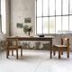 Duo de chaises en pin, style Les Arcs