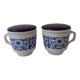 2 tasses à thé avec infuseur (tisanière)