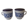 2 tea cups with infuser (herbal tea maker)