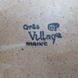 Flat plates Fish Sandstone CNP Village France Lot of 6