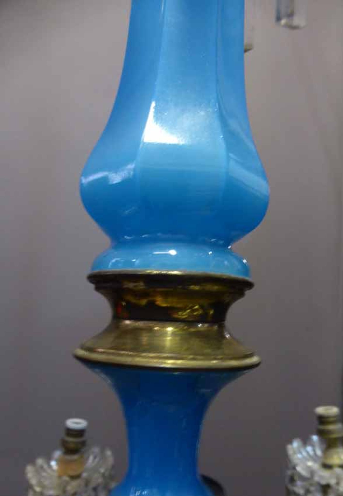 Lustre en opaline Napoléon III