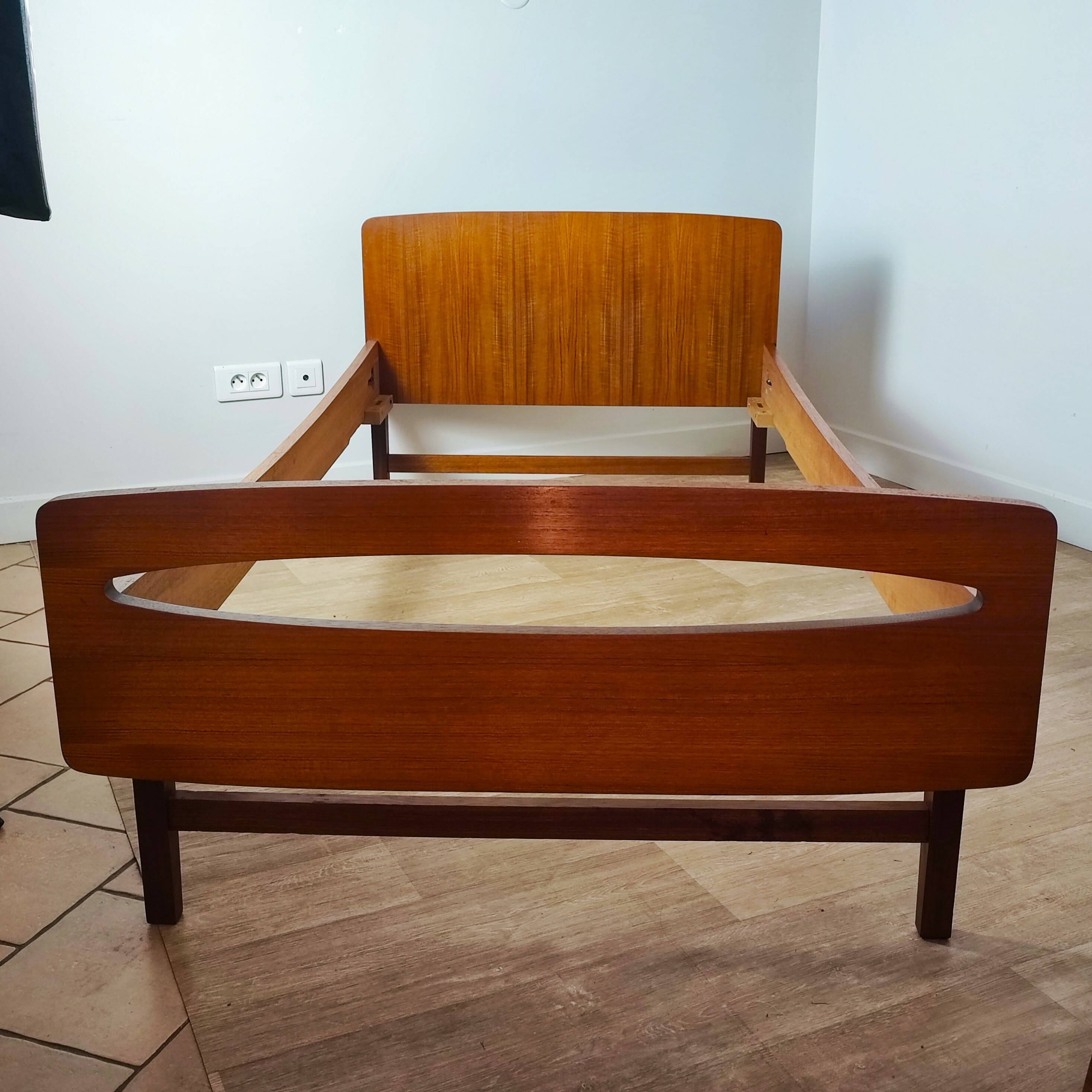 Vintage Scandinavian style bed
