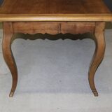 Louis XV Style Table in Walnut, Late 19th Century