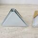 Set of 2 Limburg Glashütte brass and glass wall lamps sconce , 1970s