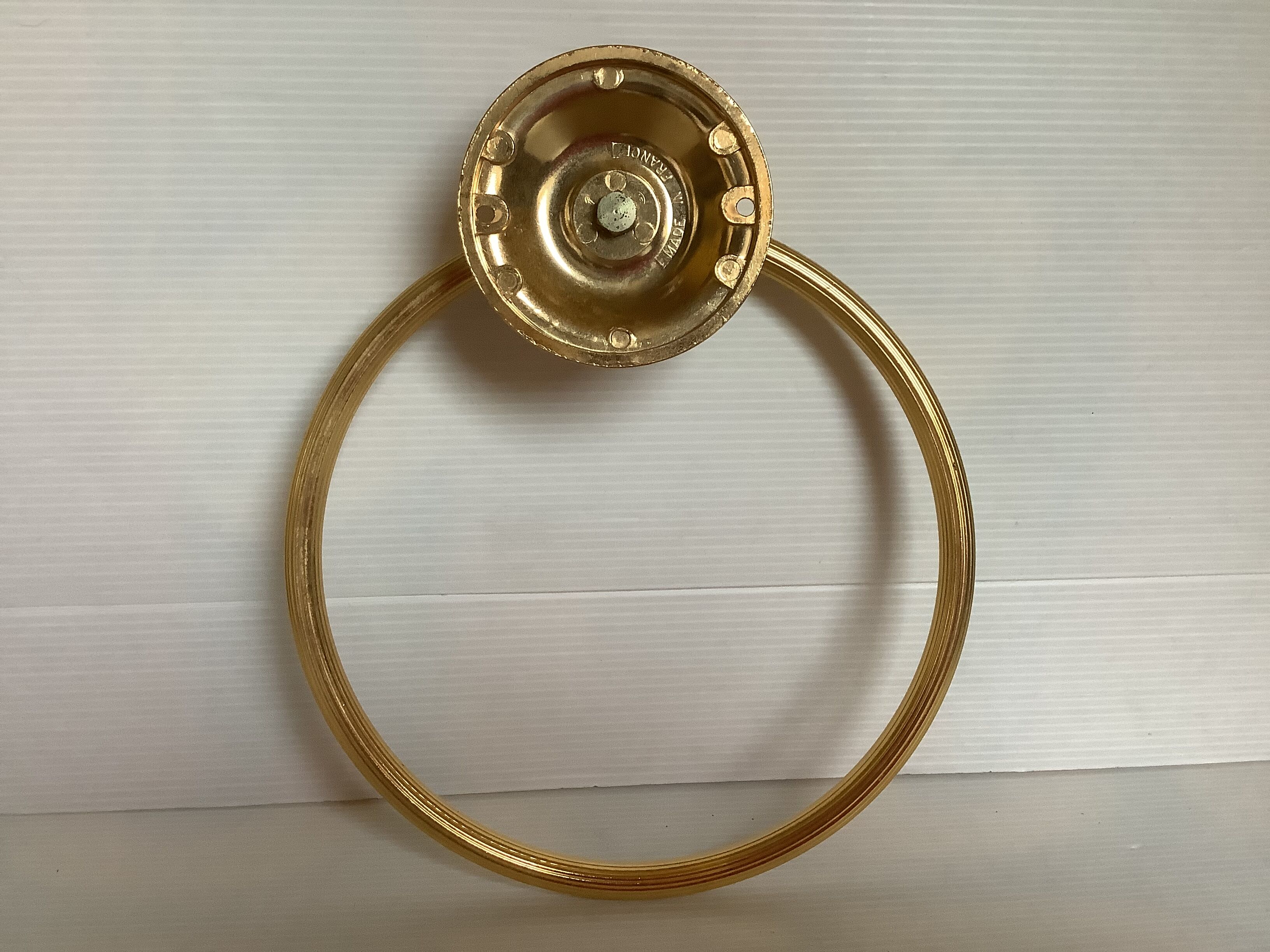 Brass towel rack made in France