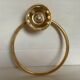 Brass towel rack made in France