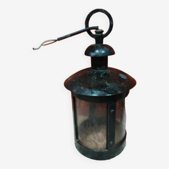 old wrought iron lantern - suspension