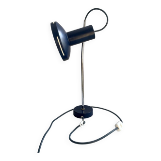 Vintage blue metal desk lamp