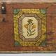 Antique Folk Art Painted bridal chest