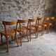 Set of six Baumann bistro chairs, France, 1950s