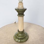Pied de lampe colonne marbre albâtre