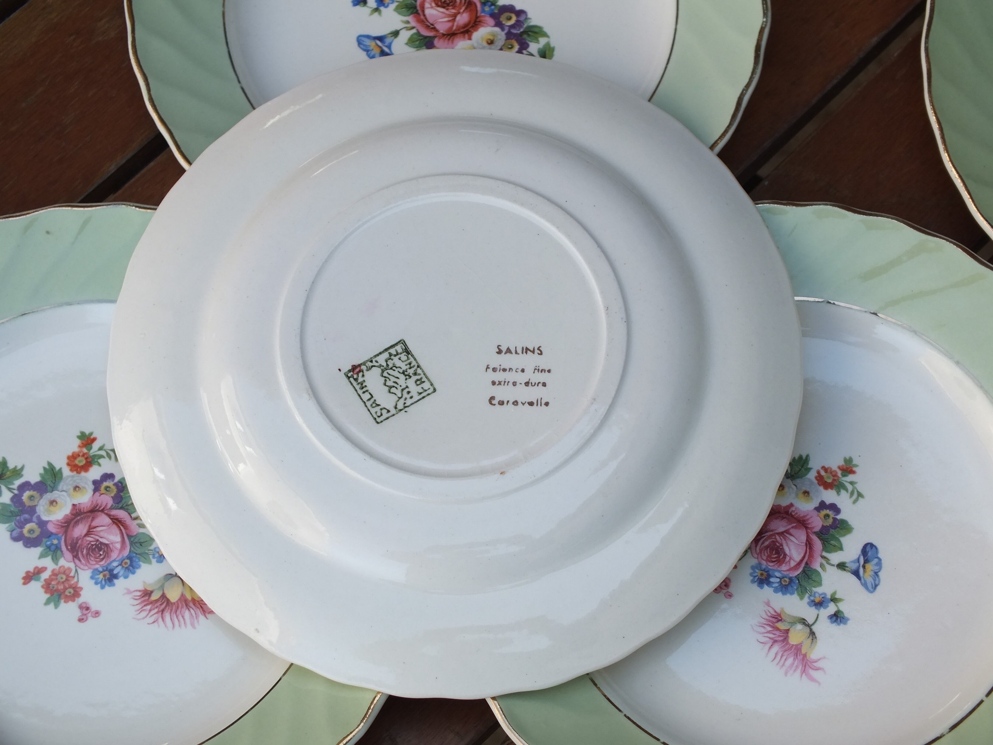 Set de 10 assiettes à dessert Salins Caravelle