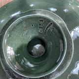 Rare service à huîtres Longchamp du 19ème siècle en majolique française