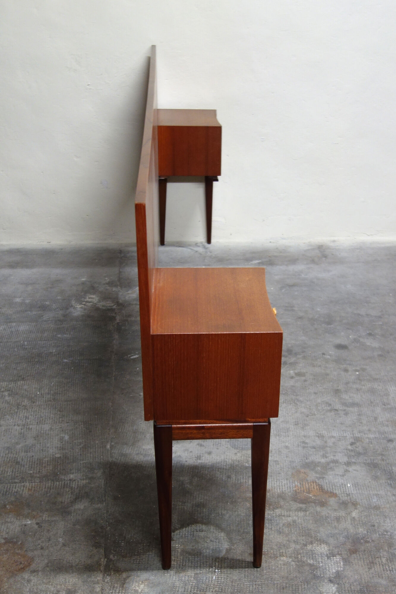 McIntosh vintage teak Scandinavian headboard, 1960