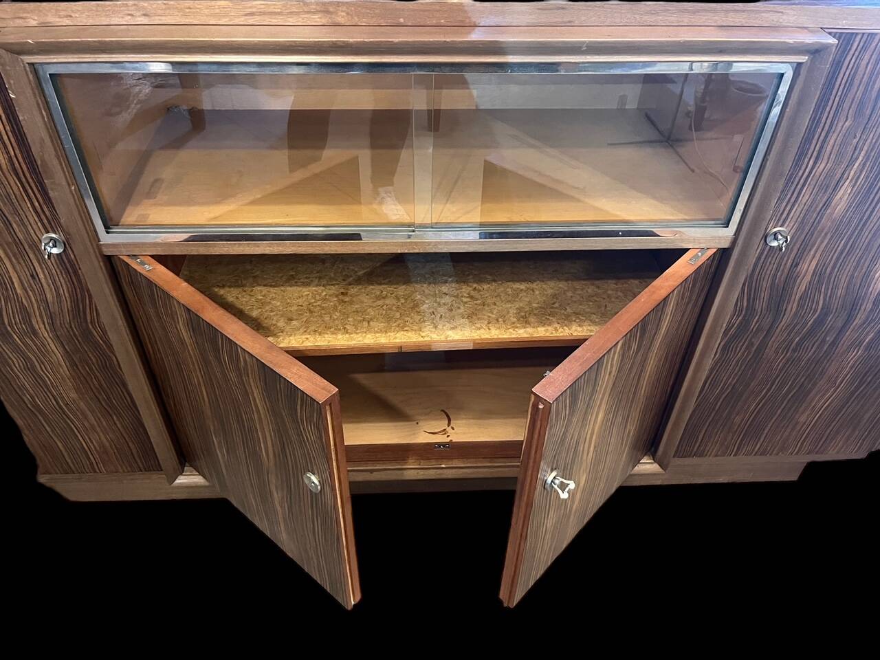 art deco sideboard in macassar ebony