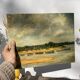 Oil painting on landscape panel