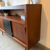 Vintage high teak sideboard