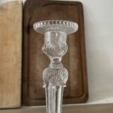 Lot of vintage glass candlesticks