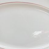 Villeroy & Boch brown scalloped oval serving dish