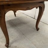 Louis XV style table in solid oak, 20th century