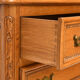 Oak chest of drawers