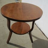 Healing tripode art deco walnut