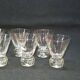 8 Vintage Digestif Shot Glasses with Ball Foot