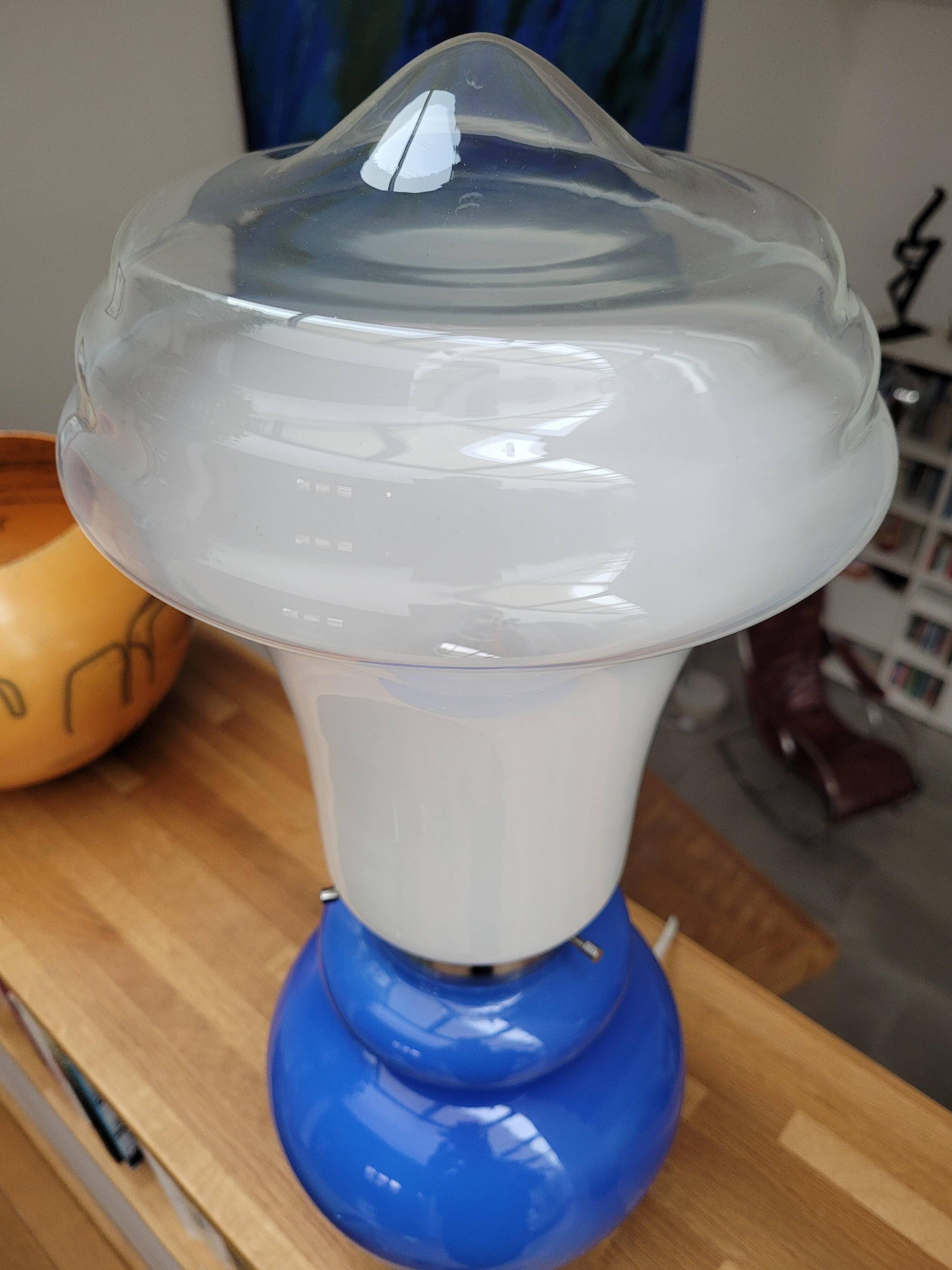 Murano glass mood lamp by Mazzega